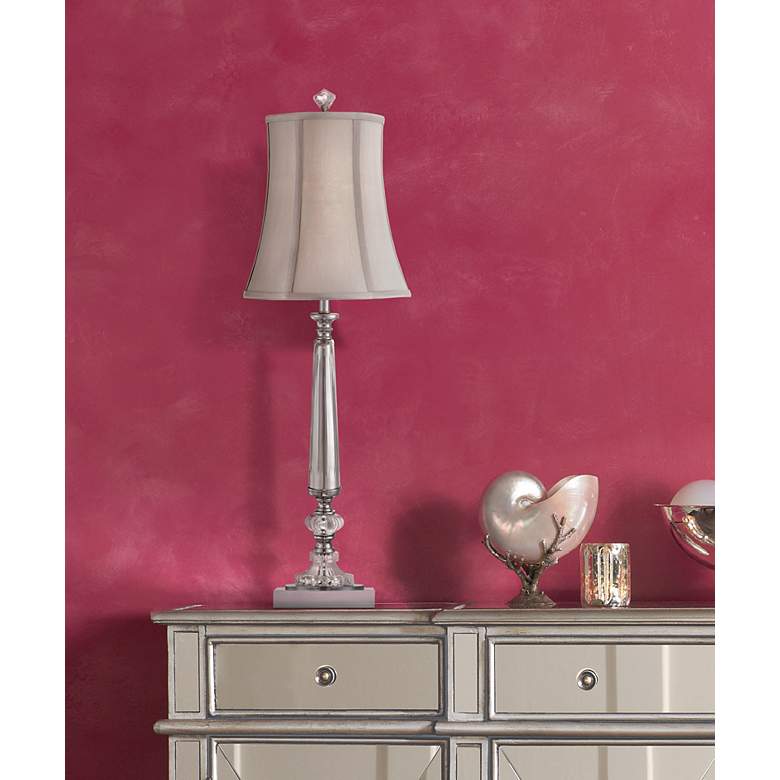 Image 1 Vienna Full Spectrum Belardo 32" Traditional Crystal Buffet Table Lamp in scene