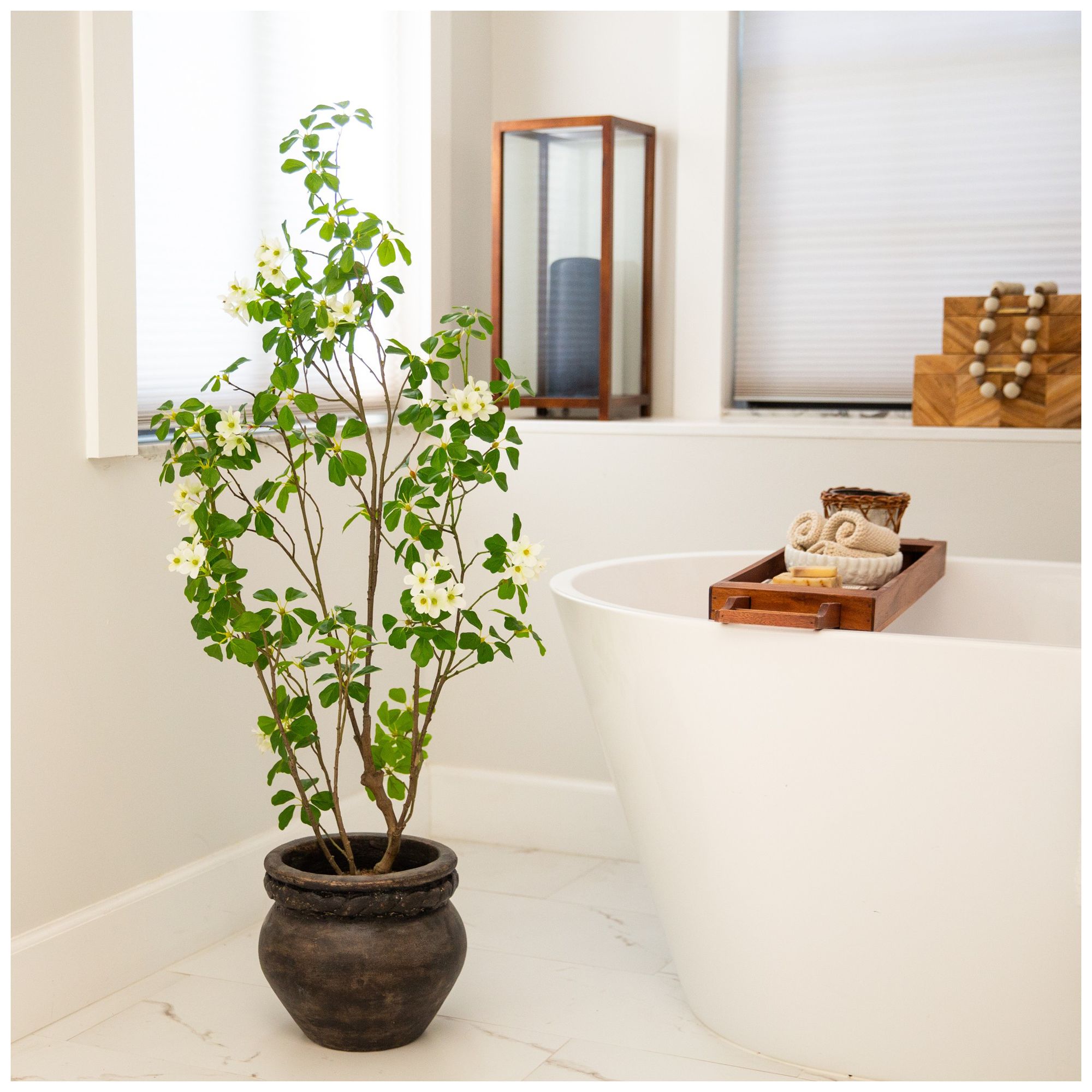 Image 7 4ft. Artificial Dogwood Tree more views