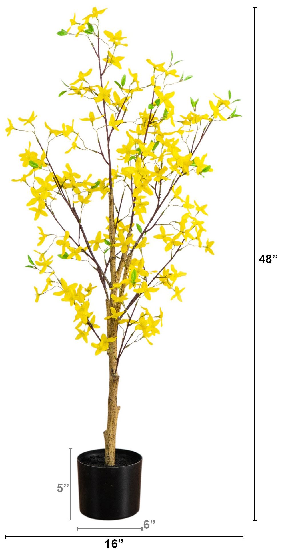 Image 3 4ft. Artificial Forsythia Tree more views