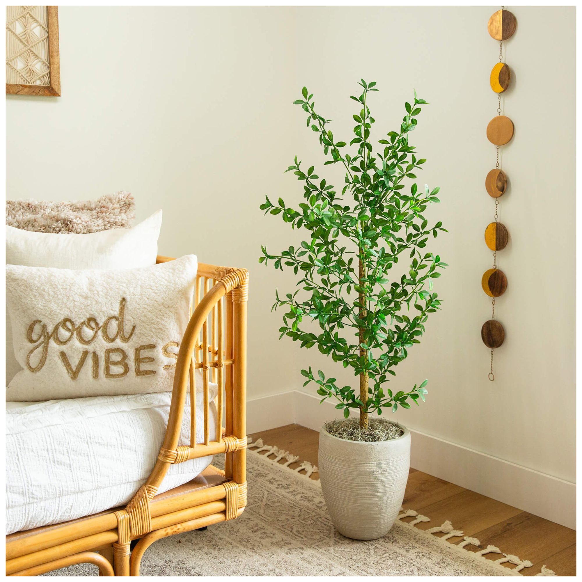 Image 6 4ft. Artificial Shady Lady Black Olive Tree more views