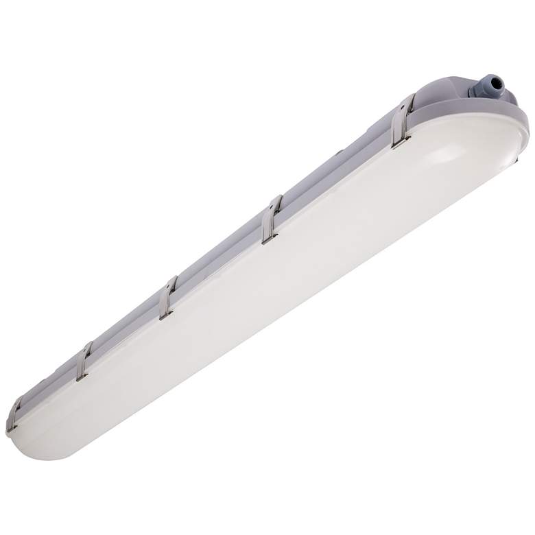 Image 1 4Ft Vapor Proof Linear Fixture CCT & Wattage Selectable IP65 and IK08 R