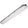 4Ft Vapor Proof Linear Fixture CCT & Wattage Selectable IP65 and IK08 R