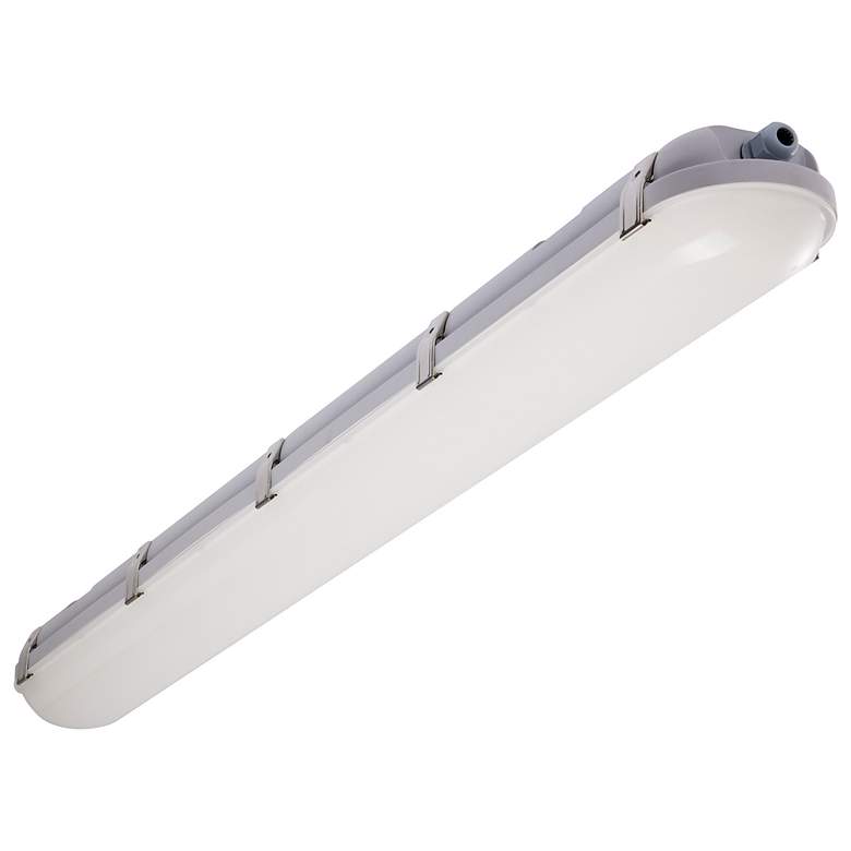Image 2 4Ft Vapor Proof Linear Fixture CCT & Wattage Selectable IP65 and IK08 R more views