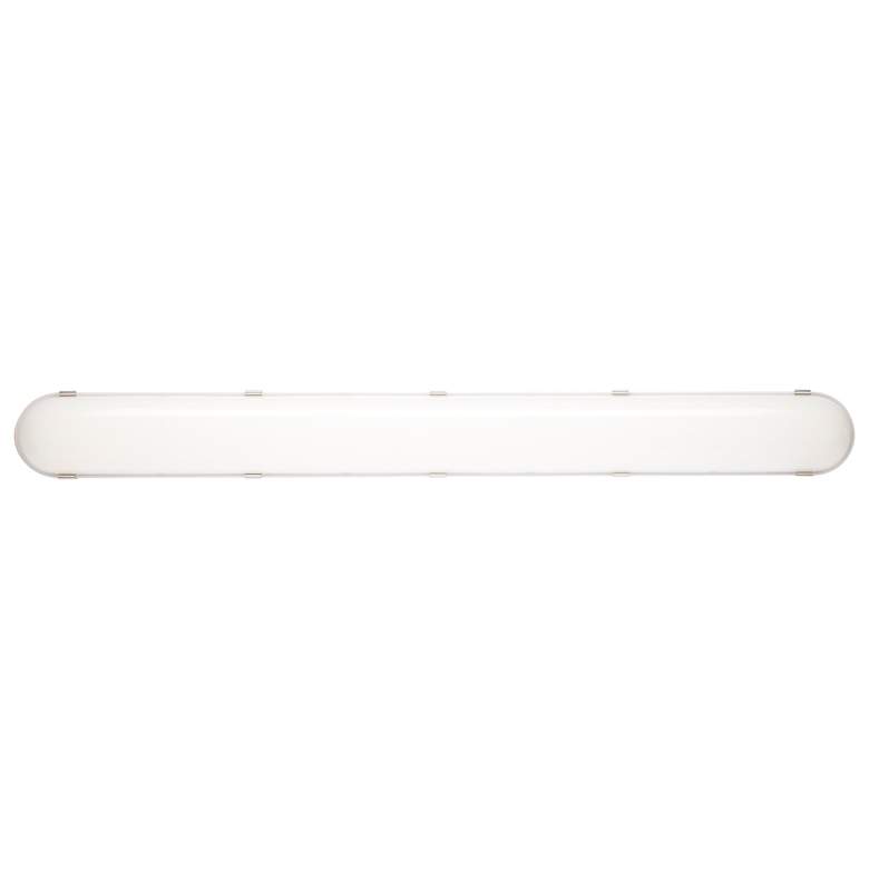 Image 3 4Ft Vapor Proof Linear Fixture with Integrated Microwave Sensor CCT more views