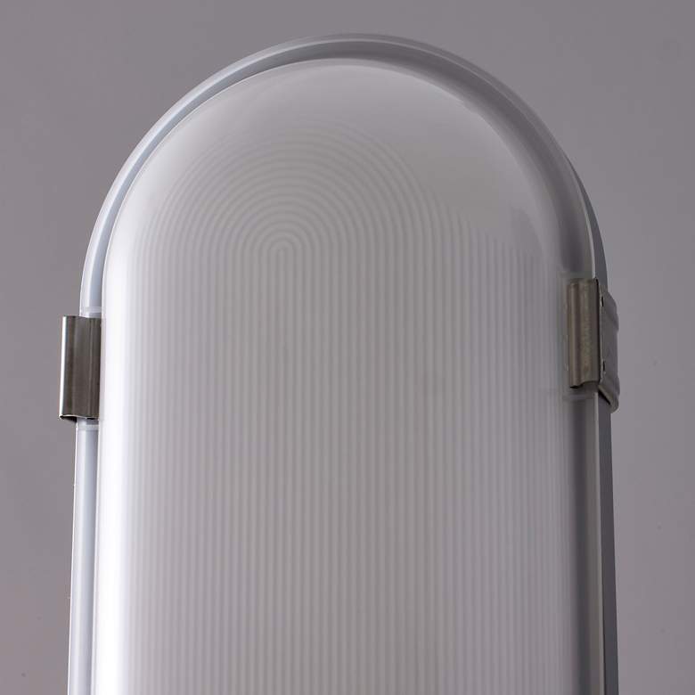 Image 7 4Ft Vapor Proof Linear Fixture with Integrated Microwave Sensor CCT more views