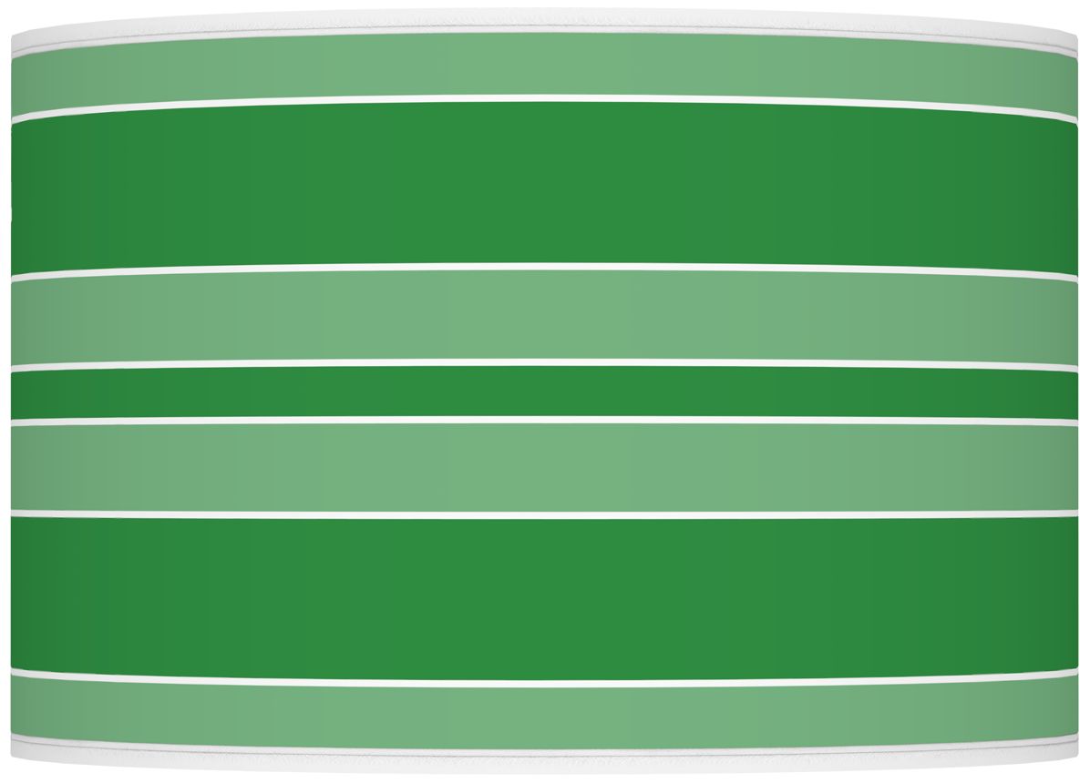 Color Plus Ovo 28 1/2" Bold Stripe Shade Envy Green Table Lamp