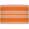 Color Plus Ovo 28 1/2&quot; Bold Stripe Shade Invigorate Orange Table Lamp