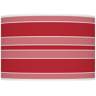 Ribbon Red Bold Stripe Ovo Table Lamp