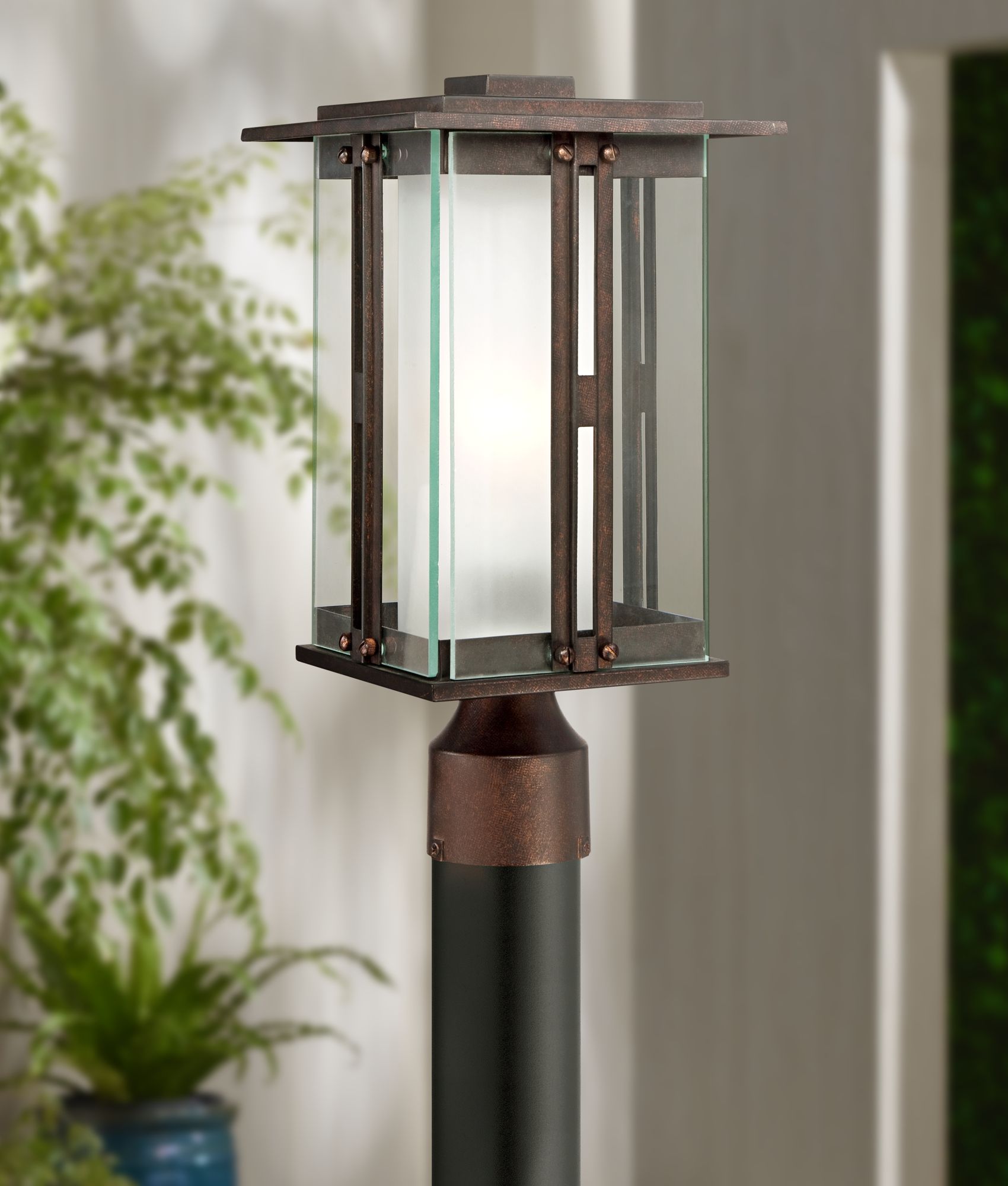 Modern Outdoor Post Lights Lamps Plus   4m770cropped 