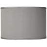 Color Plus Apothecary 30&quot; Gray Faux Silk and Gauntlet Gray Table Lamp