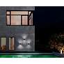 5_5.1" QB Outdoor Silver Up & Down Wall Light more views