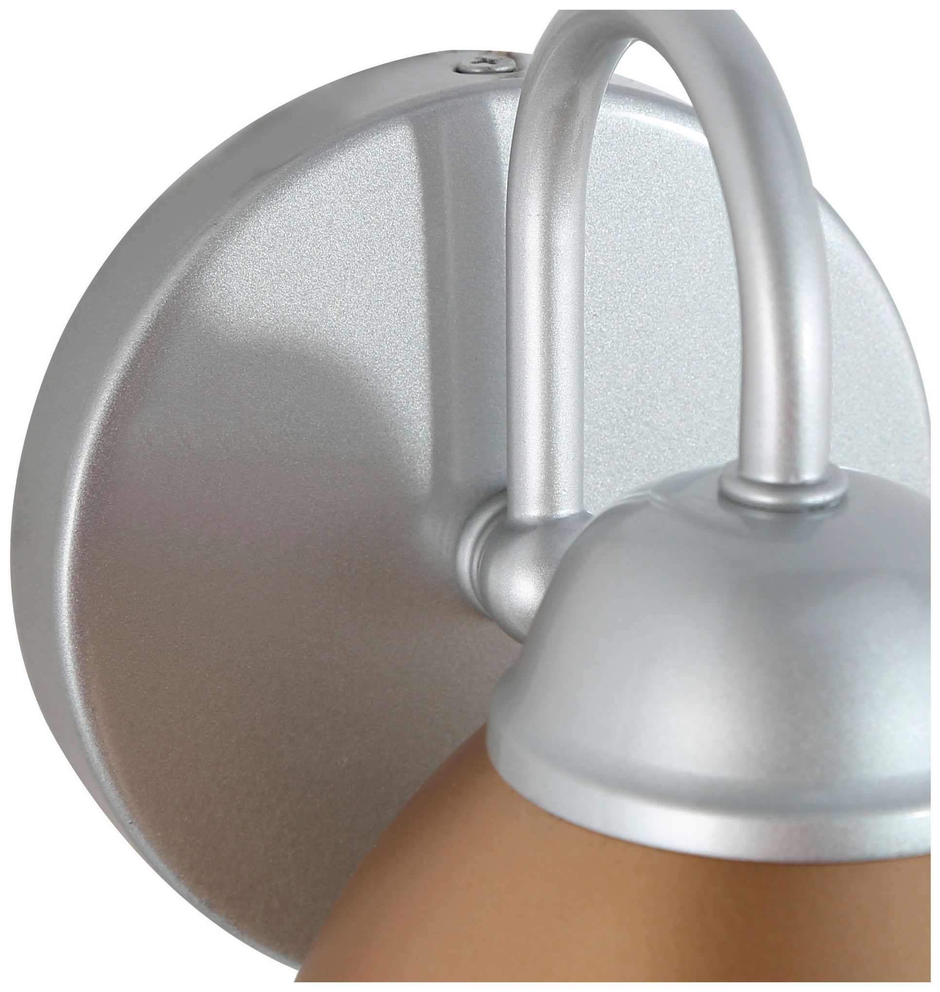 Image 4 5.1"W 1-Light Gold Metal Bell Wall Sconce more views