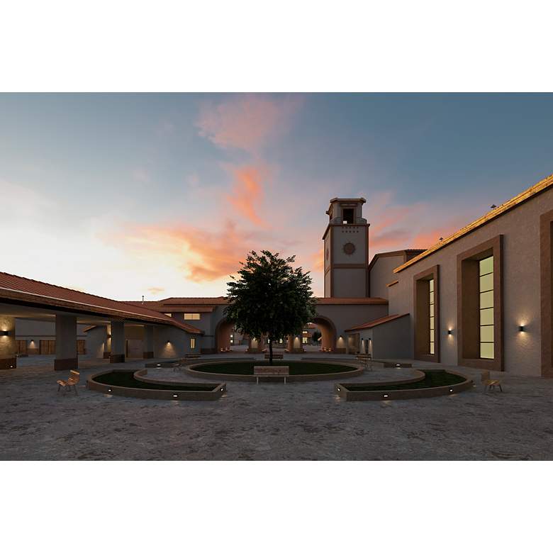 Image 4 5.5" Cylinder Outdoor Anthracite Up & Down Wall Light more views