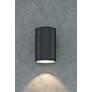 Thumbnail3 of 5.5" Cylinder Outdoor Black Down Wall Light more views