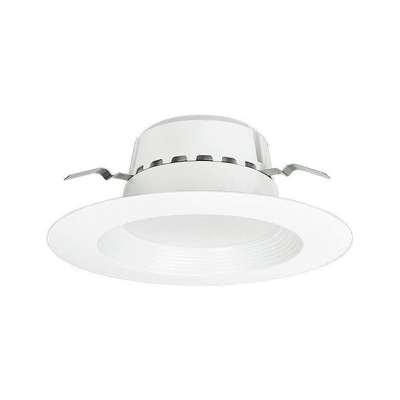 Image 1 5/6 inch White Baffle 13.5 Watt Dimmable LED Retrofit Trim