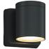 5.8" Cylinder Outdoor Black Down Wall Light