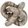 5.9" Natural Brown Decorative Marble Chain Sculpture