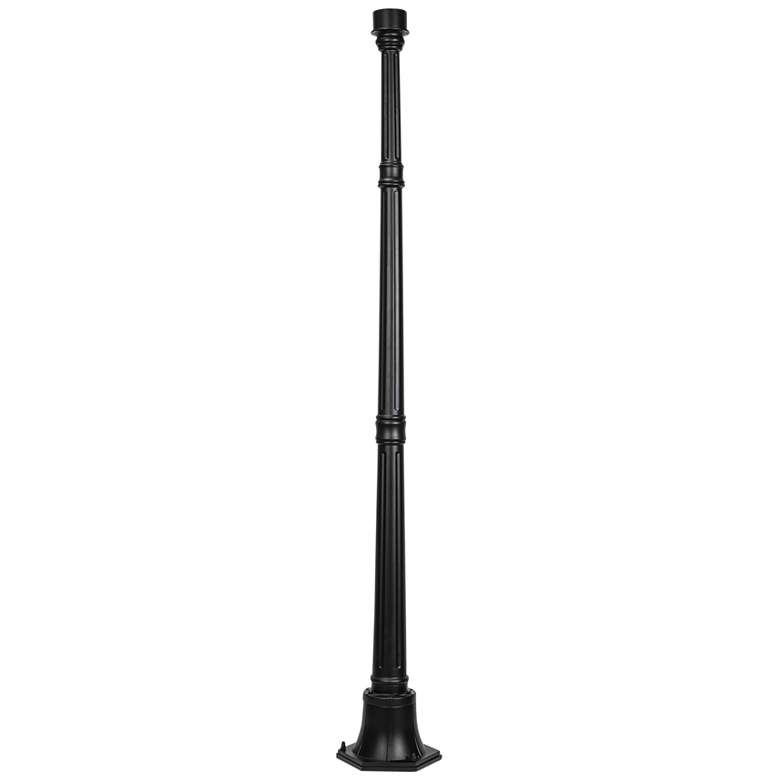 Image 1 5 FT High Black Decorative Post with EZ Kit