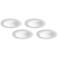 5"/6" White 15 Watt Dimmable LED Retrofit Trims 4-Pack