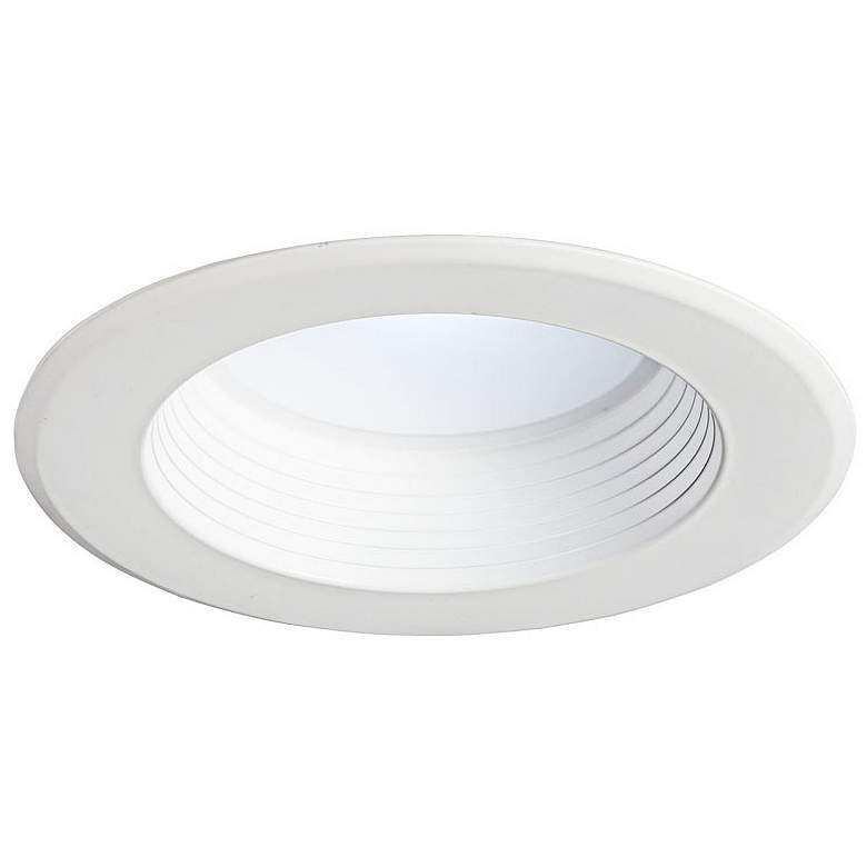 Image 2 5"/6" White 15 Watt Dimmable LED Retrofit Trims 4-Pack more views
