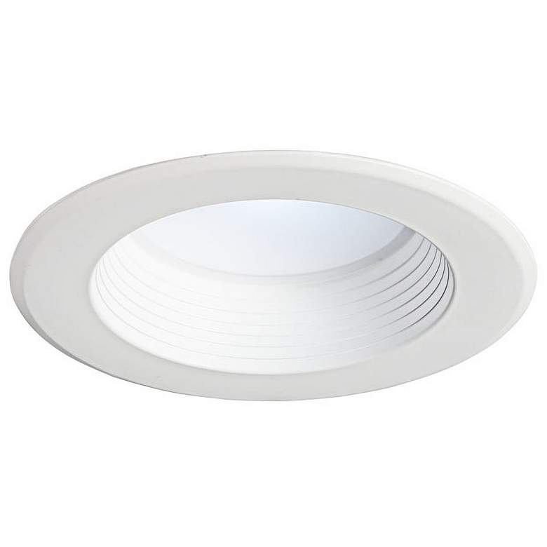 Image 2 5"/6" White 15 Watt Dimmable LED Retrofit Trims 6-Pack more views