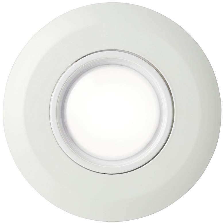 Image 3 5 inch/6 inch White Gimbal Retrofit LED Downlights 2-Pack more views