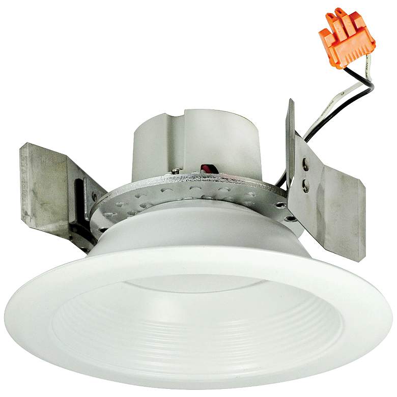 Image 1 5" Nora 16.6 Watt GU24 Socket Adapter LED Retrofit Baffle Trim e