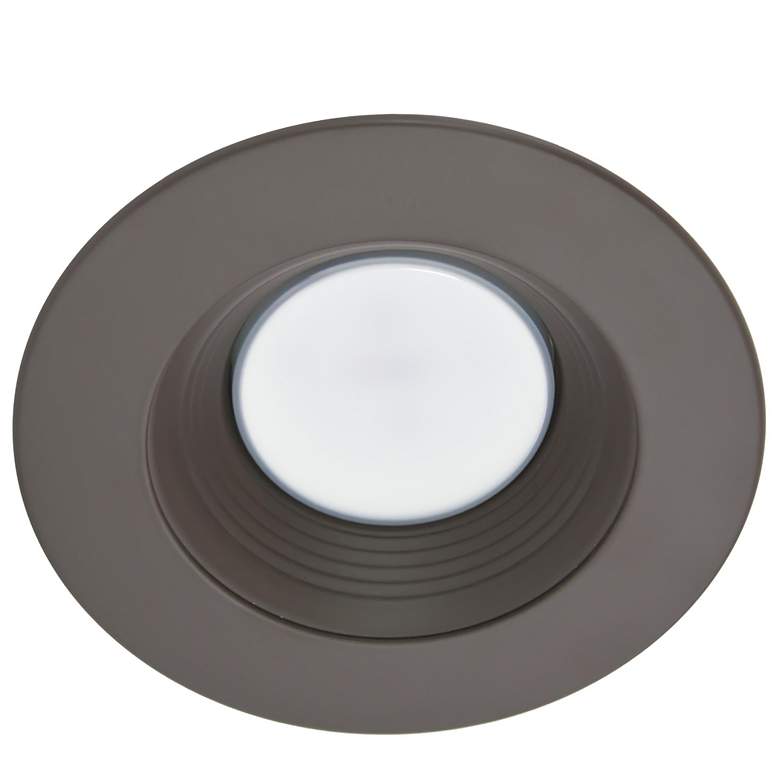 Image 1 5 inch or 6 inch Bronze 13.5w 2700K Dimmable LED Retrofit Trim