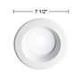 5" or 6" White 15 Watt Dimmable LED Retrofit Trim