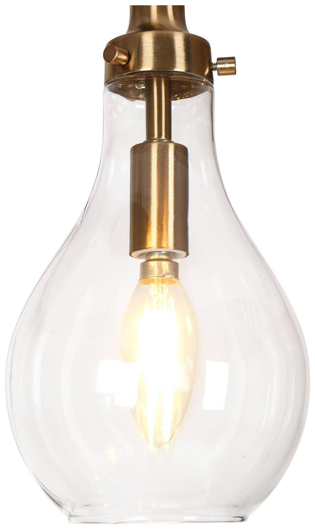 Image 2 5-Light 15"W Cluster Black and Imitation Electroplated Copper Chandeliers more views