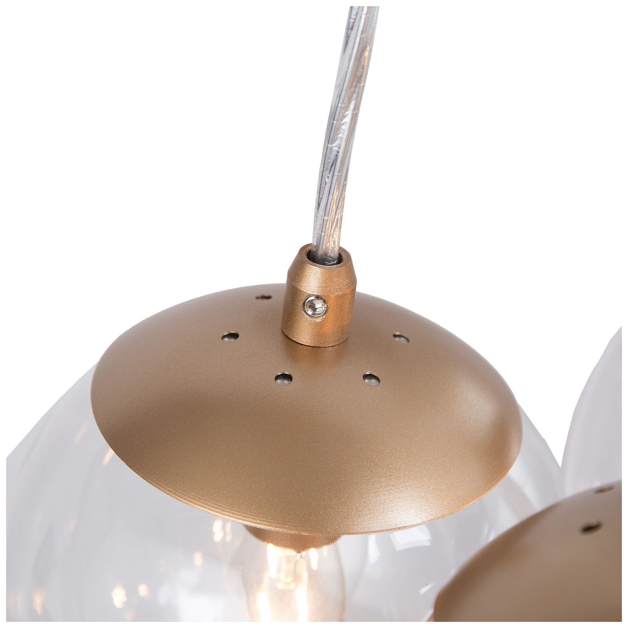 Image 2 5-Light 16.5"W Cluster Dark Gold  Chandeliers more views