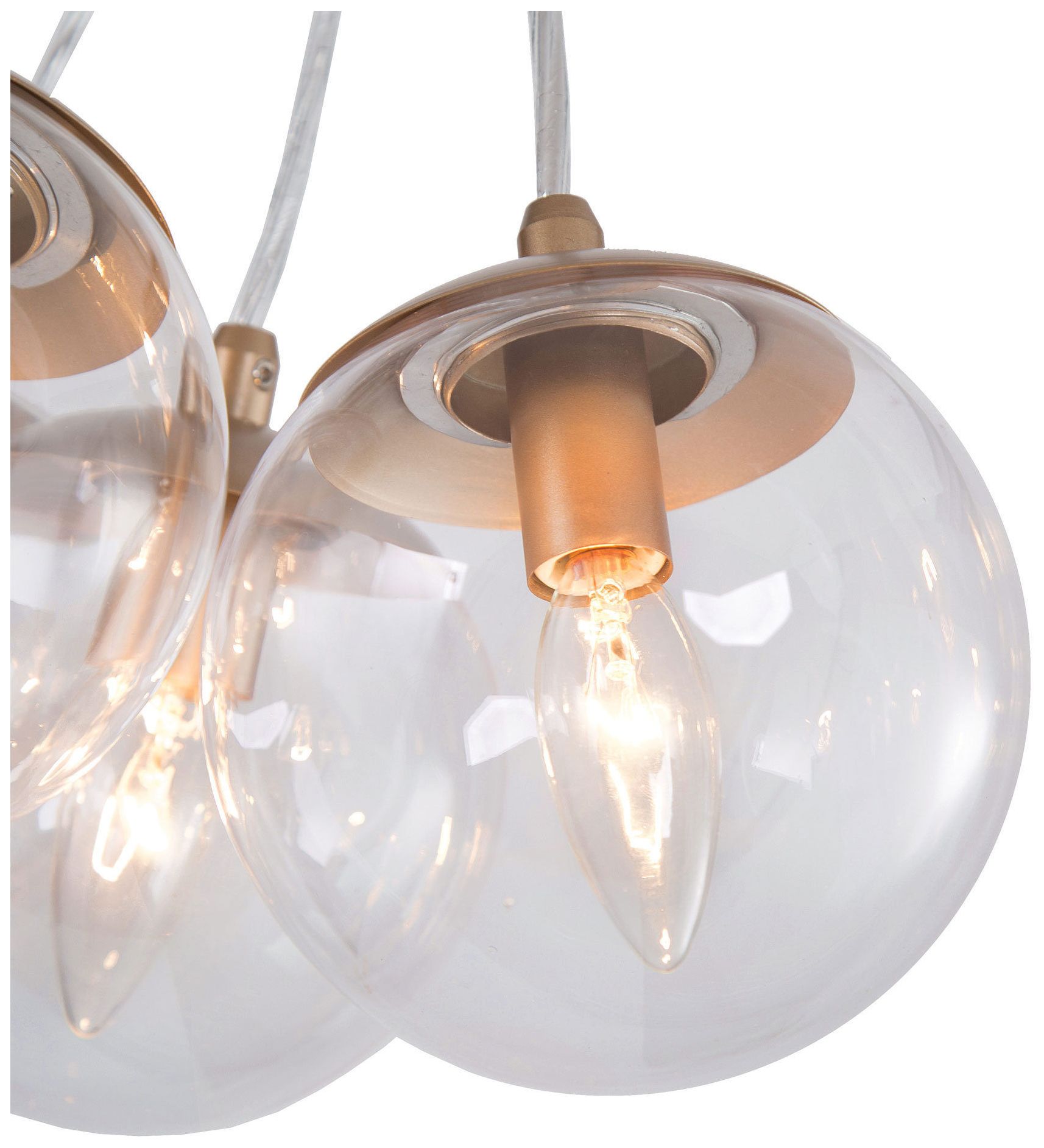 Image 3 5-Light 16.5"W Cluster Dark Gold  Chandeliers more views
