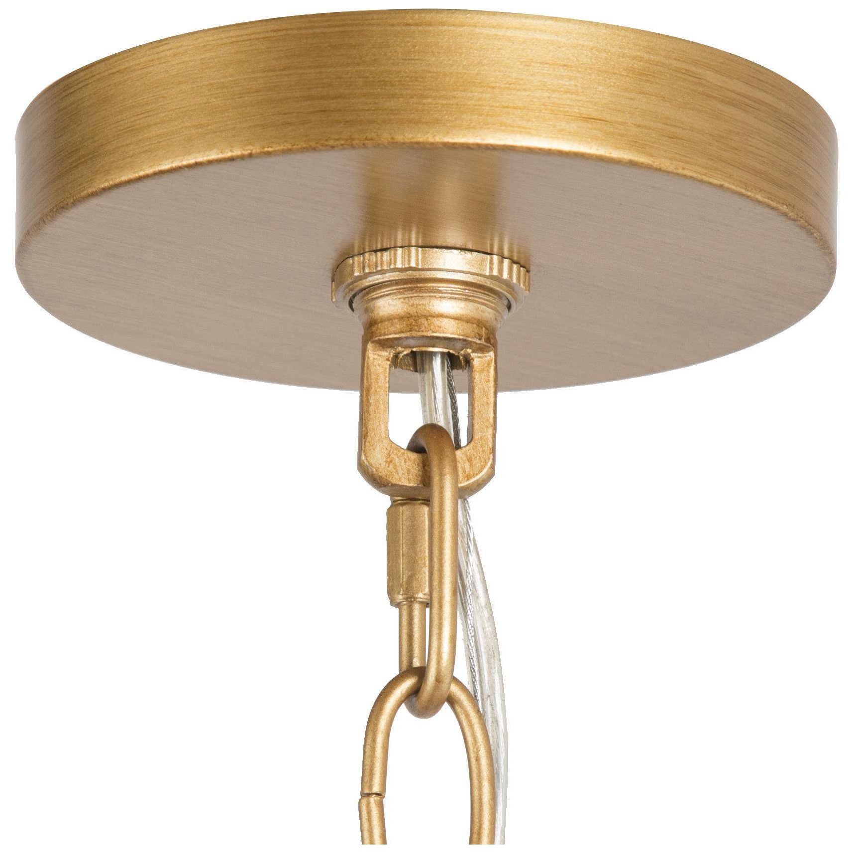 Image 4 5-Light 22"W Classic Gold Chandeliers more views