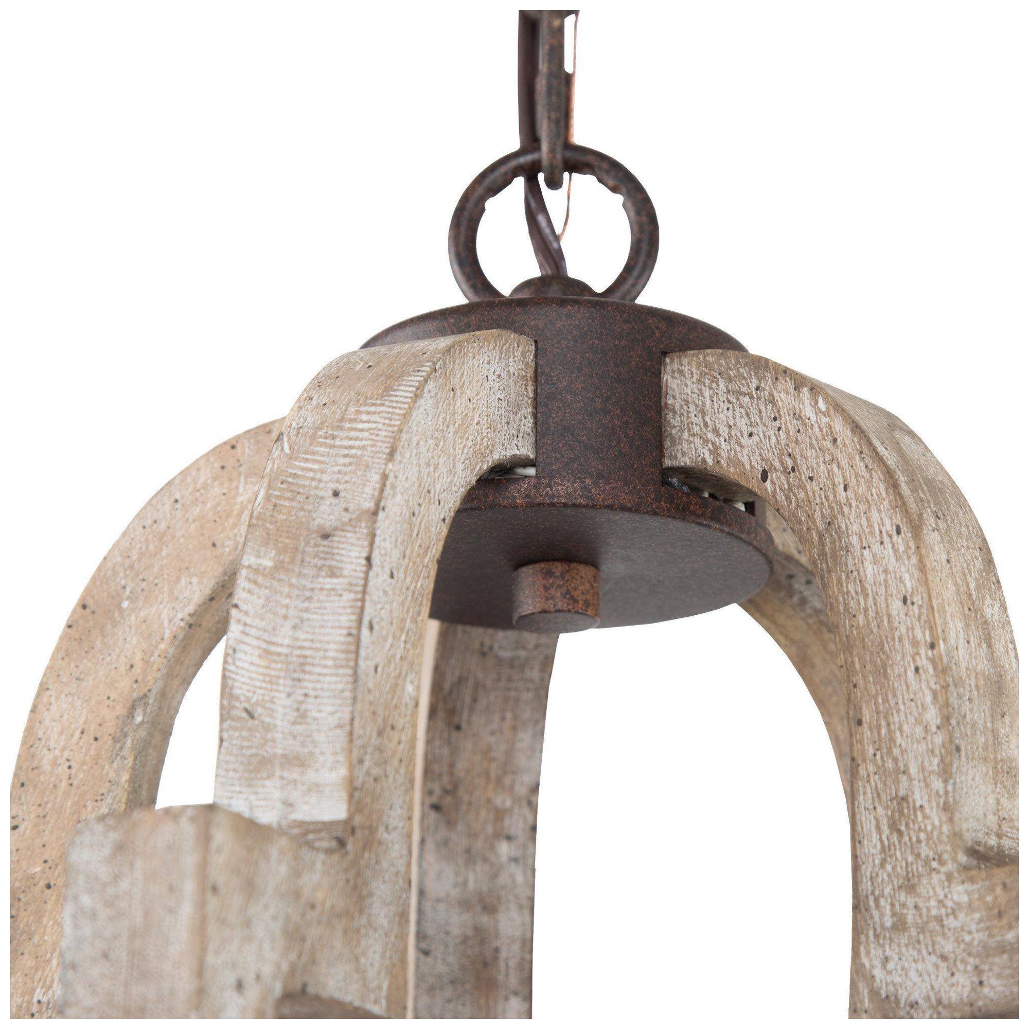 Image 4 5-Light 23.2"W Empire Spotted wood Chandeliers more views