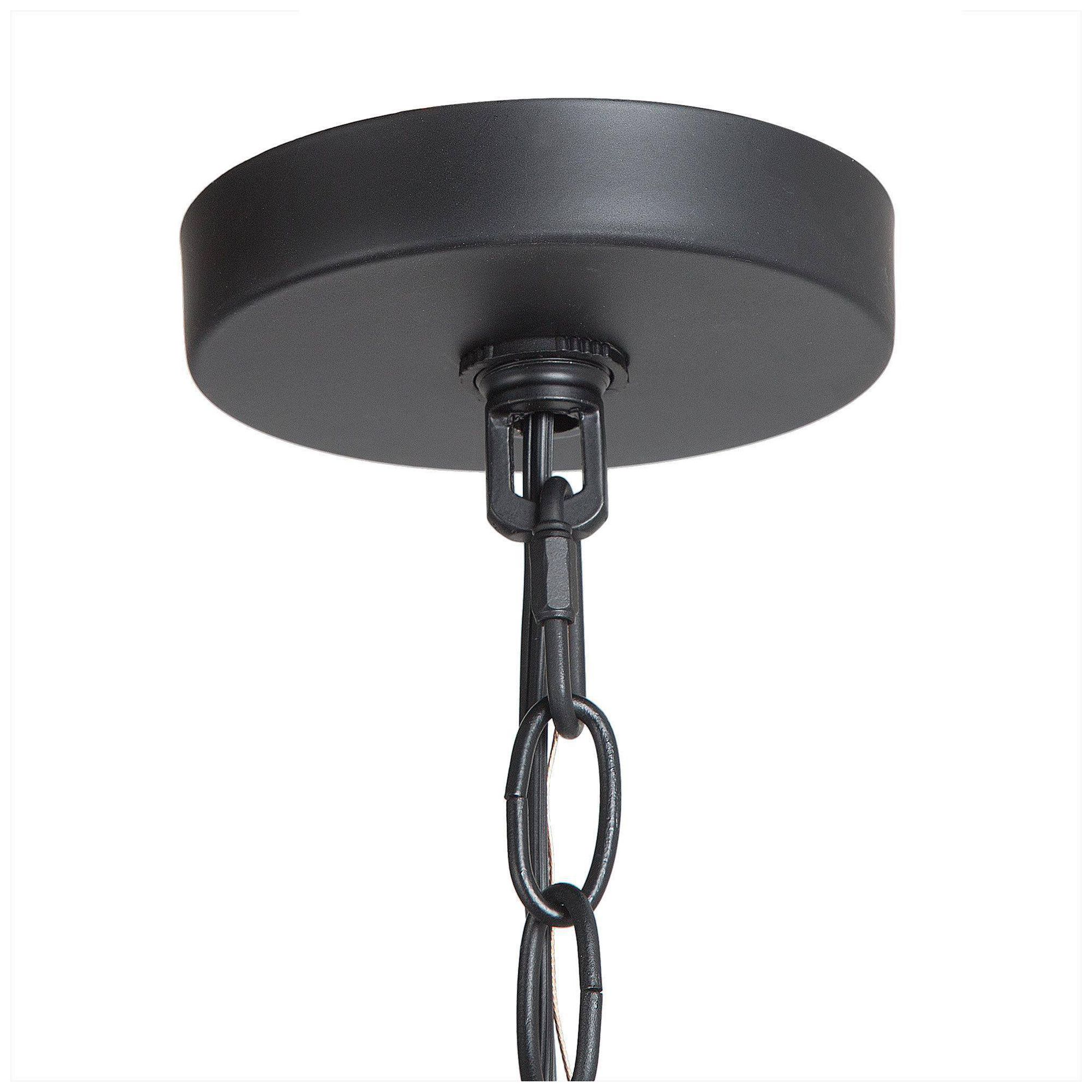 Image 5 5-Light 24"W Classic Black Chandeliers more views