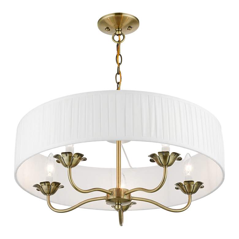 Image 4 5 Light Antique Brass Pendant more views
