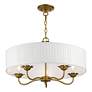 4_5 Light Antique Gold Leaf Pendant more views