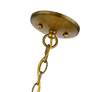 7_5 Light Antique Gold Leaf Pendant more views