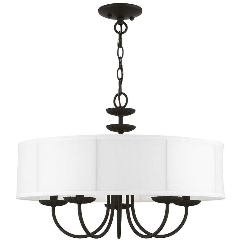 Image 1 5 Light Black Pendant Chandelier