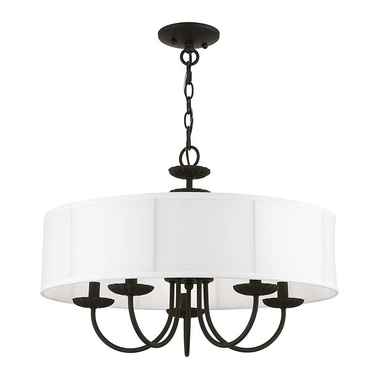 Image 3 5 Light Black Pendant Chandelier more views