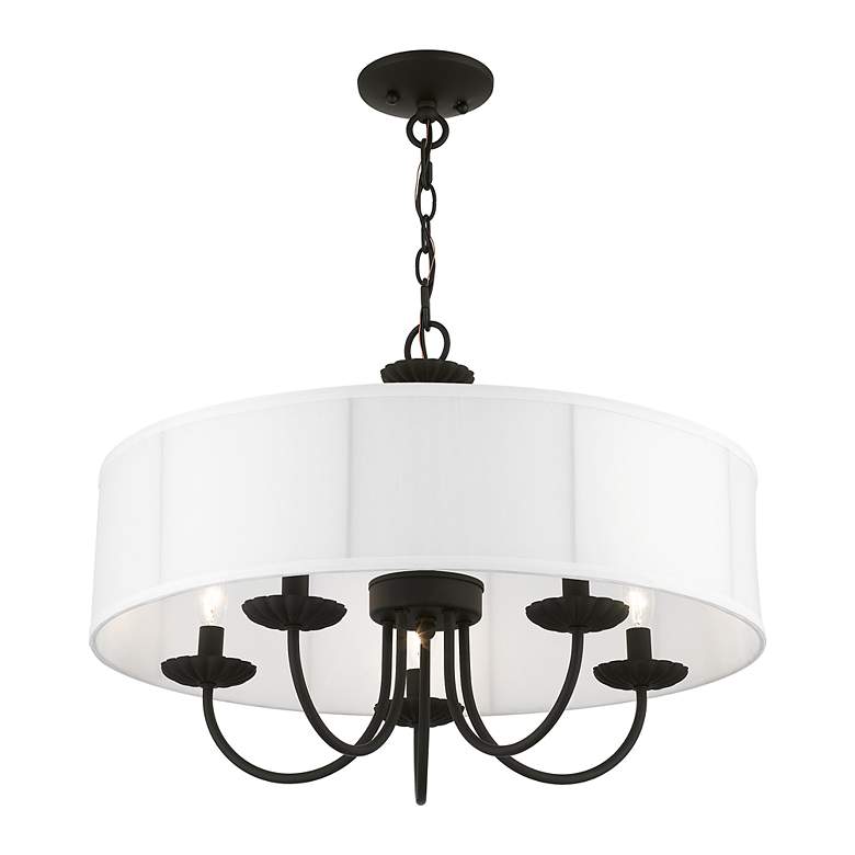 Image 4 5 Light Black Pendant Chandelier more views