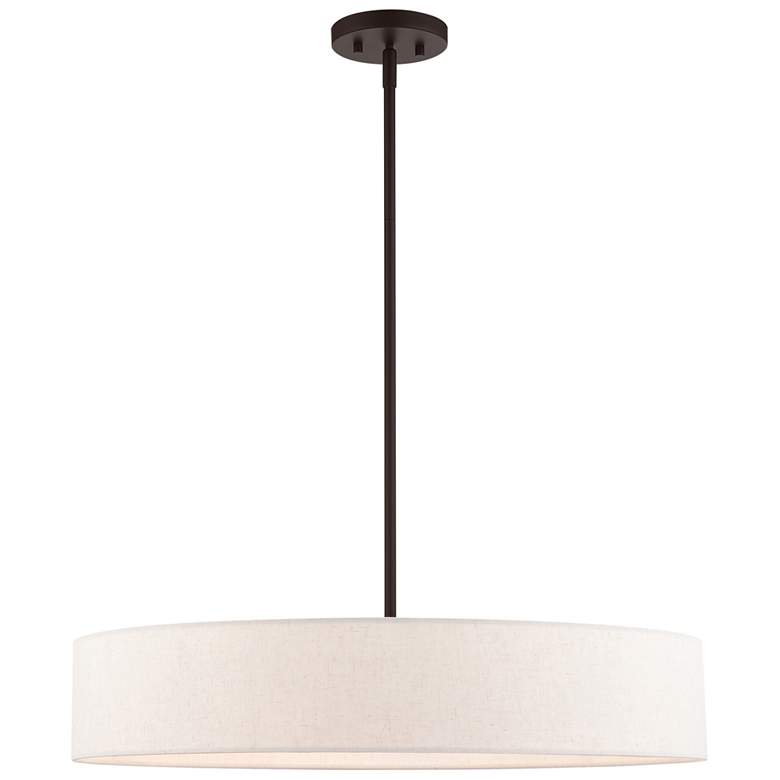 Image 1 5 Light Bronze Chandelier