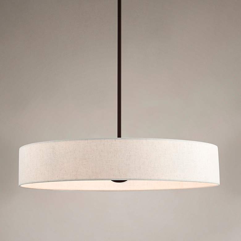 Image 1 5 Light Bronze Chandelier