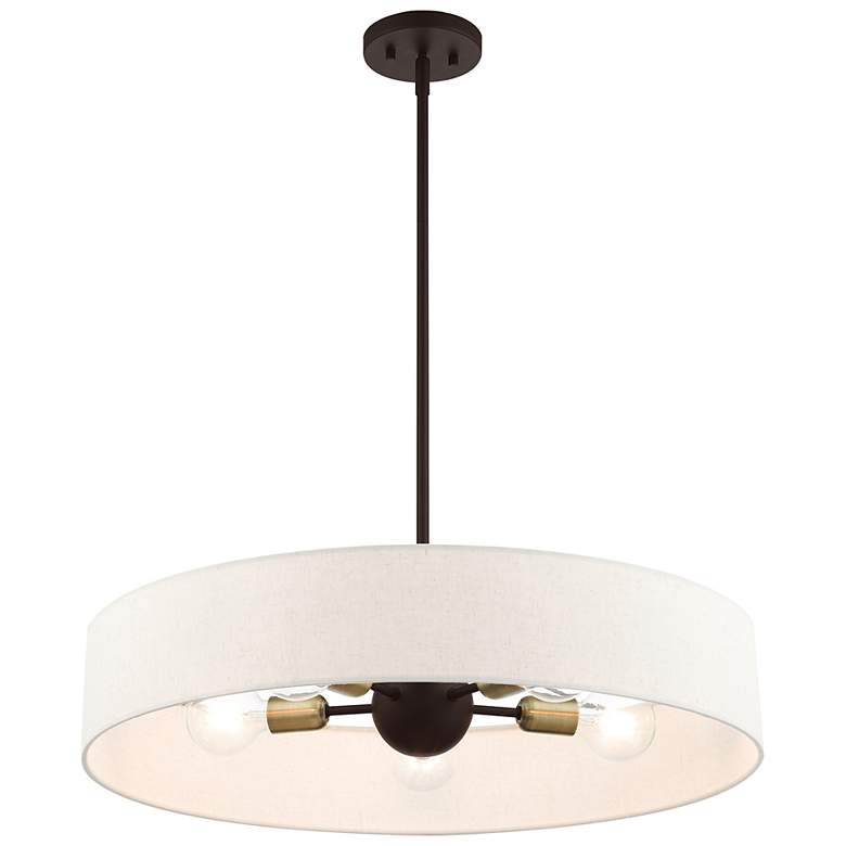 Image 7 5 Light Bronze Chandelier more views