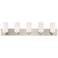 5 Light Brushed Nickel Bath Vanity