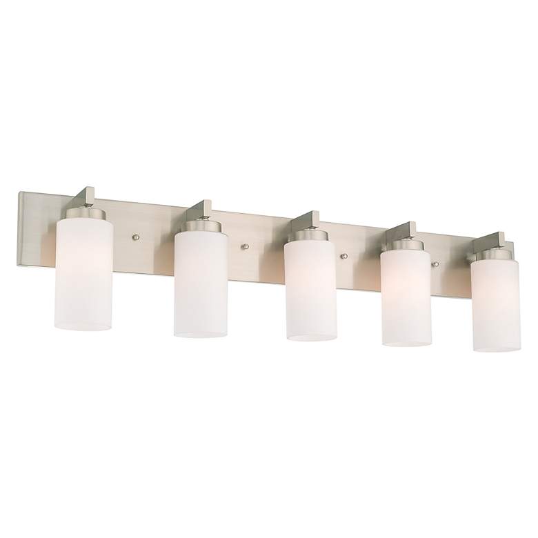 Image 5 5 Light Brushed Nickel Bath Vanity more views