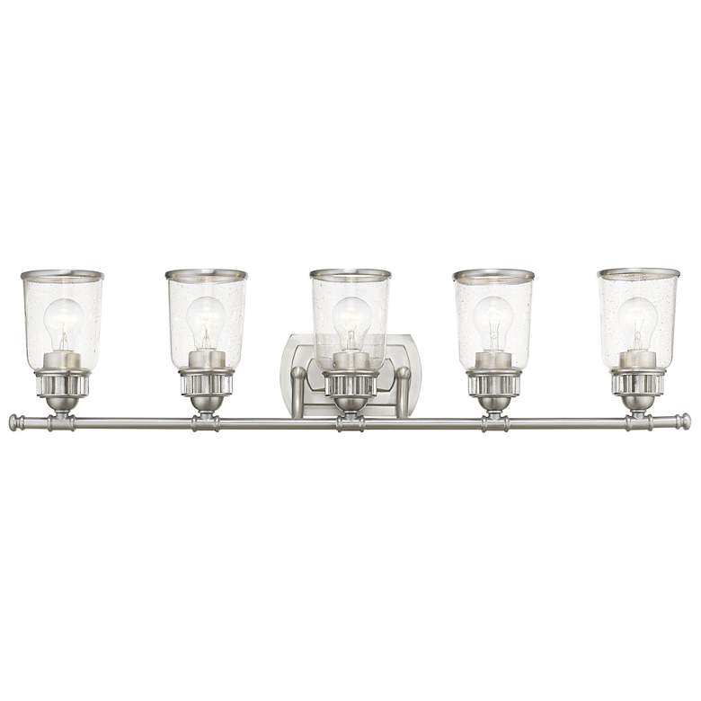Image 1 5 Light Brushed Nickel Bath Vanity
