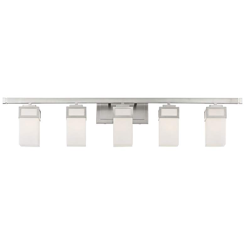 Image 1 5 Light Brushed Nickel Bath Vanity