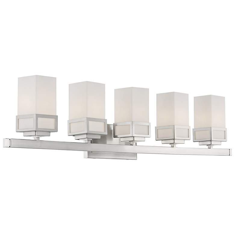 Image 5 5 Light Brushed Nickel Bath Vanity more views