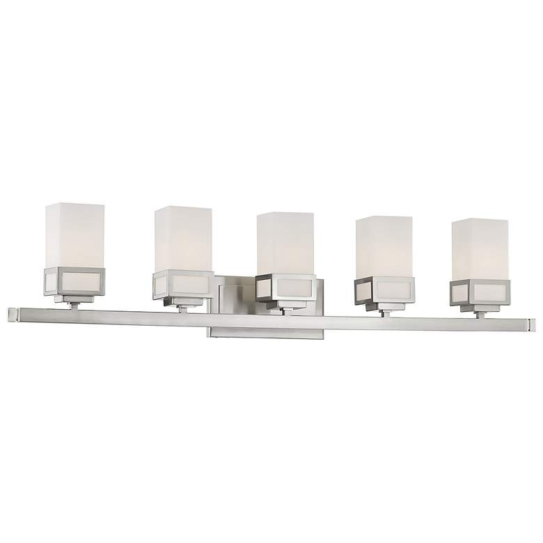 Image 6 5 Light Brushed Nickel Bath Vanity more views